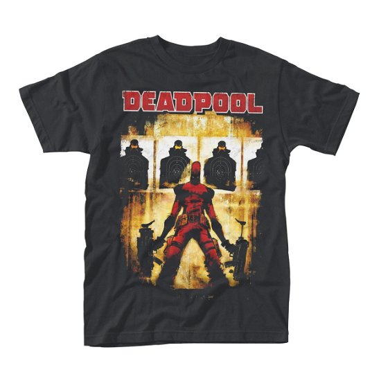 Cover for Marvel Deadpool · Target Practice (T-shirt) [size S] [Black (Fotl) edition] (2017)