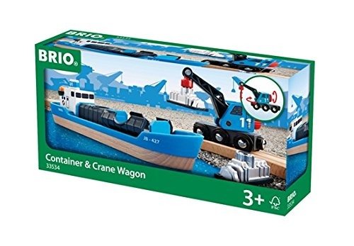 Cover for Speelgoed | Wooden Toys · Speelgoed | Wooden Toys - Brio Containerschip (Legetøj)