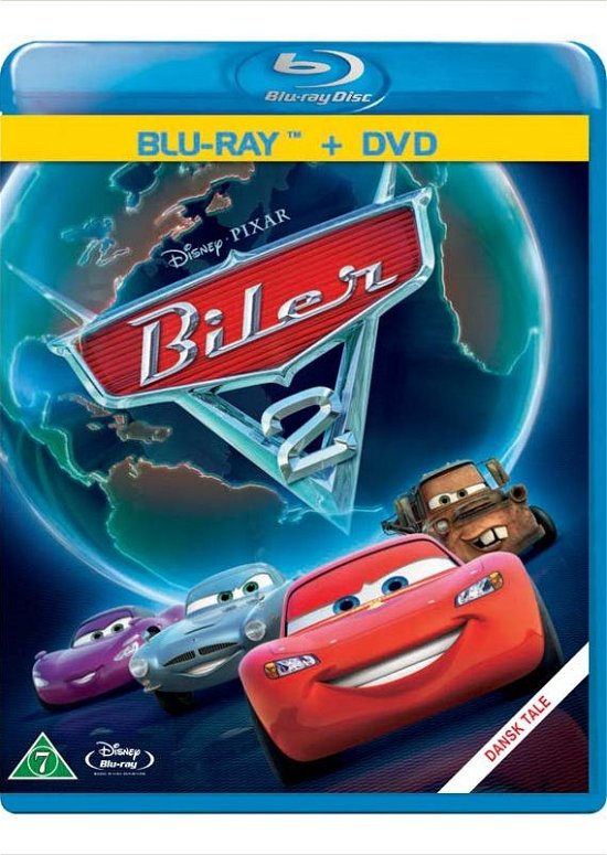 Cover for Disney · Biler 2 (Blu-ray/DVD) (2011)