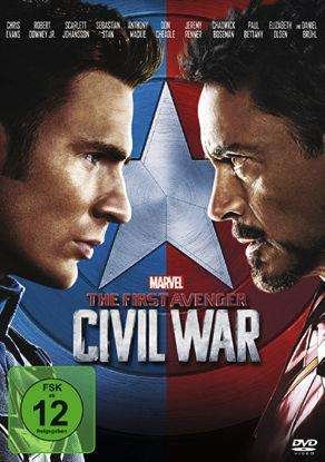 Cover for The First Avenger: Civil War (DVD) (2016)