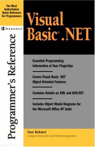 Cover for Dan Rahmel · Visual Basic .net (Programmer's Reference) (Pocketbok) (2001)