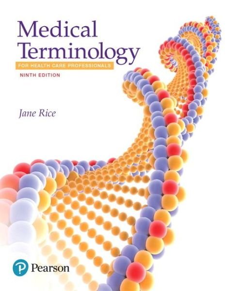 Cover for Jane Rice · Medical Terminology for Health Care Professionals (Paperback Book) (2017)