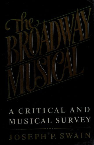 Cover for Joseph P. Swain · Broadway Musical (Hardcover Book) (1990)