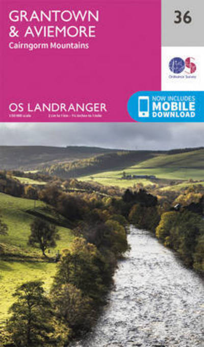 Grantown, Aviemore & Cairngorm Mountains - OS Landranger Map - Ordnance Survey - Bücher - Ordnance Survey - 9780319261347 - 24. Februar 2016