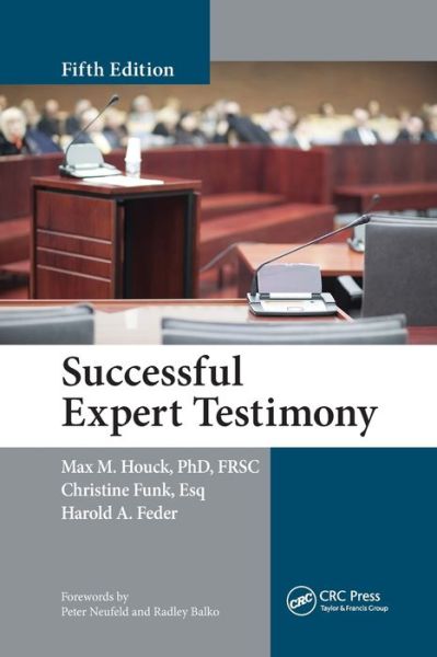 Cover for Max M. Houck · Successful Expert Testimony (Paperback Book) (2021)