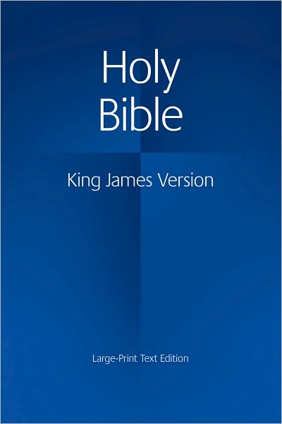 Cover for Cambridge University Press · KJV Large Print Text Bible, KJ650:T (Hardcover Book) [Large type / large print edition] [Blue] (1984)