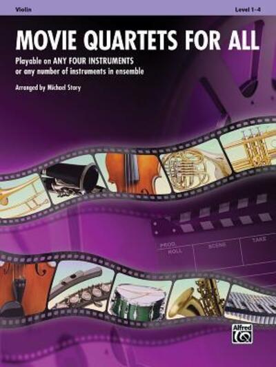 Cover for Michael Story · Movie Quartets for All - Violin (Book) (2009)