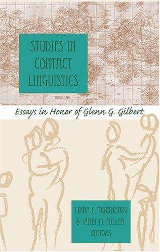 Cover for Studies in Contact Linguistics: Essays in Honor of Glenn G. Gilbert (Hardcover Book) (2006)
