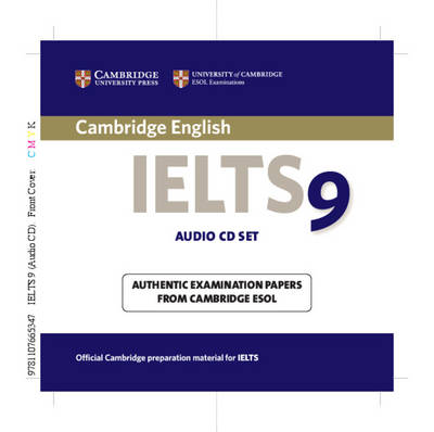 Cover for Cambridge ESOL · Cambridge IELTS 9 Audio CDs (2): Authentic Examination Papers from Cambridge ESOL - IELTS Practice Tests (Audiobook (CD)) (2013)