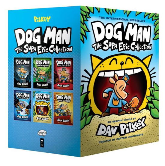 Dog Man 1-6: The Supa Epic Collection: From the Creator of Captain Underpants - Dog Man - Dav Pilkey - Libros - Scholastic US - 9781338603347 - 3 de diciembre de 2020