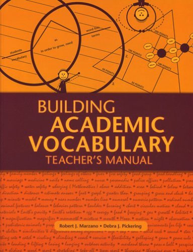 Cover for Robert J. Marzano · Building Academic Vocabulary: Teacher's Manual (Paperback Book) (2005)