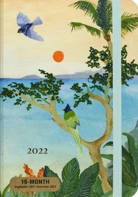 2022 Tropical Paradise Weekly Planner - Peter Pauper Press - Bøger - Peter Pauper Press - 9781441336347 - 23. december 2020