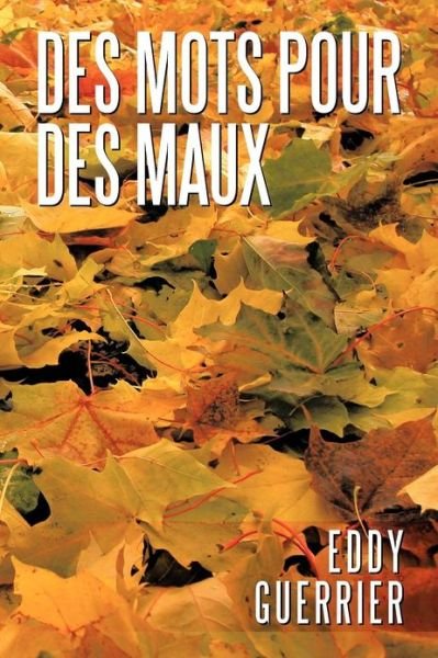 Cover for Eddy Guerrier · Des Mots Pour Des Maux (Paperback Bog) (2012)