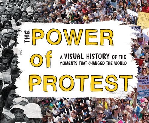 Cover for Sourcebooks · Power of Protest: A Visual History of the Moments That Changed the World (Innbunden bok) (2018)