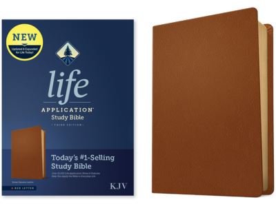 Cover for Tyndale · KJV Life Application Study Bible, Third Edition, Brown (Leather Book) (2023)
