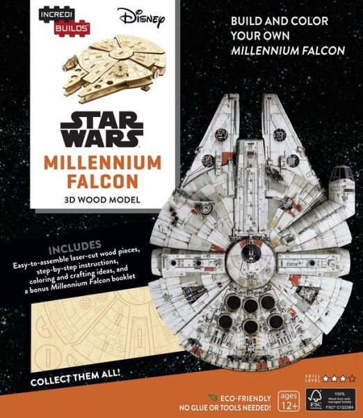 Cover for Insight Editions · IncrediBuilds: Star Wars: Millennium Falcon 3D Wood Model - Incredibuilds (Bok) [Proprietary edition] (2020)