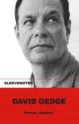 Sleevenotes: David Gedge - Sleevenotes - David Gedge - Bøker - Pomona - 9781904590347 - 1. september 2019