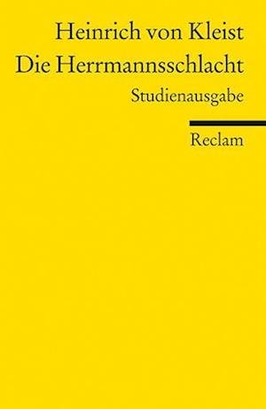 Cover for Heinrich Von Kleist · Reclam UB 18834 Kleist.Herrmannsschl. (Book)