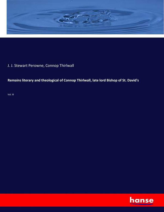 Cover for Perowne · Remains literary and theologica (Book) (2017)