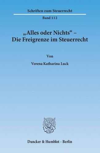 Cover for Luck · &quot;Alles oder Nichts&quot;Die Freigren (Book) (2014)