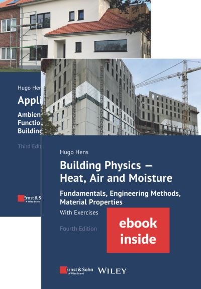 Cover for Hens, Hugo S. L. (K.U. Leuven, Department of Civil Engineering, Building Physics Section) · Building Physics and Applied Building Physics, 2 Volumes (inkl. E-Book als PDF) (Taschenbuch) (2023)