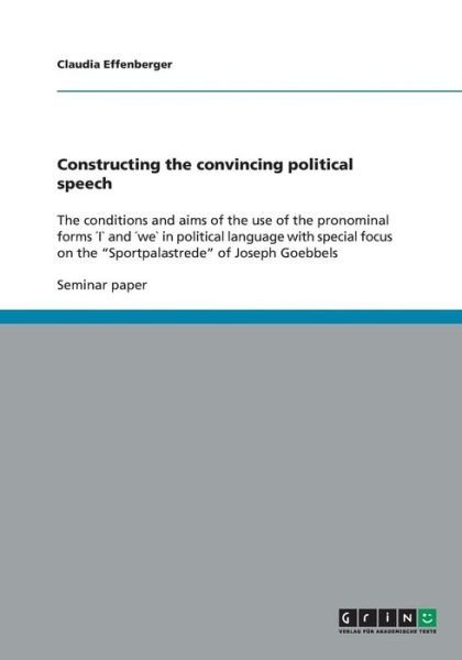 Cover for Effenberger · Constructing the convincing (Bog) (2008)