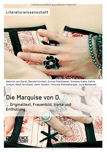 Cover for Pakditawan · Die Marquise Von O. (Pocketbok) [German edition] (2013)