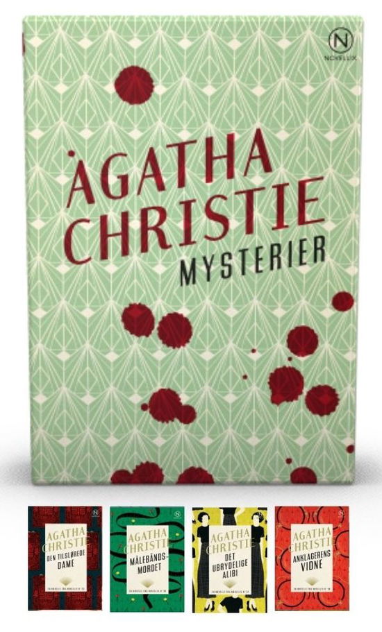 Cover for Agatha Christie · Noveller fra Novellix: Gaveæske med fire mysterier af Agatha Christie (Sewn Spine Book) [1er édition] (2021)