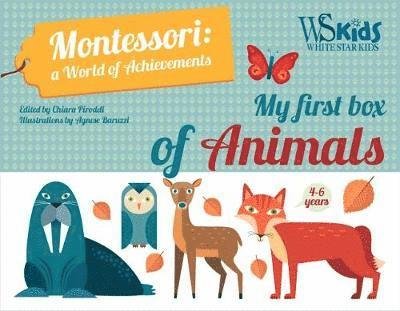 My First Box of Animals: Montessori a World of Achievements - Agnese Baruzzi - Gra planszowa - White Star - 9788854412347 - 1 kwietnia 2018
