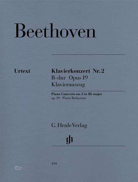 Cover for Beethoven · Klavierkon.2,Klav.HN434 (Bog) (2018)