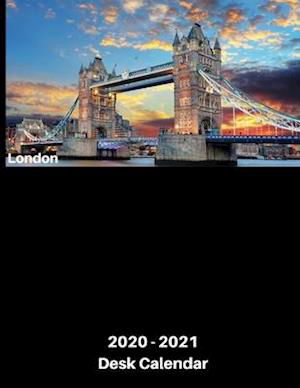 Cover for 8333 Publishing · 2020 - 2021 London Desk Calendar (Paperback Book) (2020)