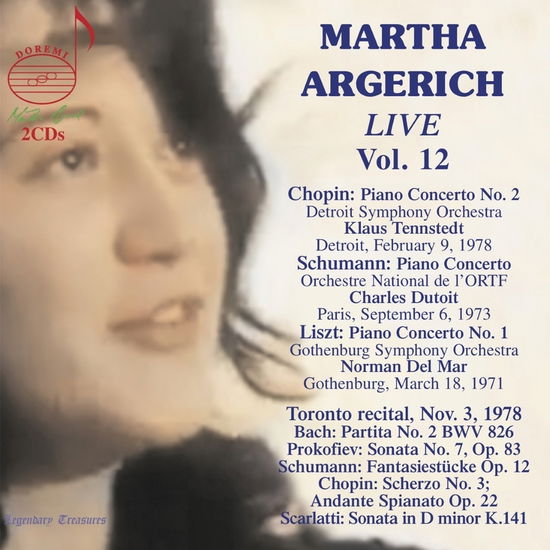 Live Vol. 12 - Martha Argerich - Muziek - DOREMI - 0061297819348 - 10 februari 2023