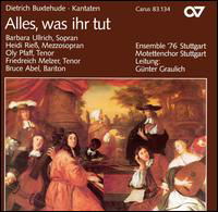 Cover for Buxtehude / Ullrich / Riess / Pfaff / Graulich · Cantatas (CD) (2003)