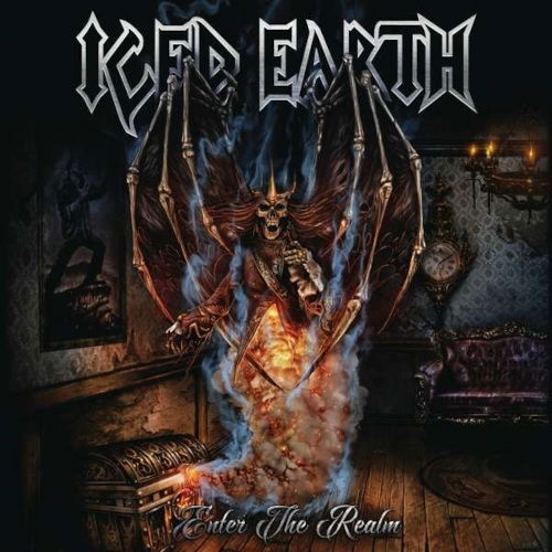 Cover for Iced Earth · Enter The Realm (Red Vinyl In Deluxe Triple Gatefold) (LP) (2025)