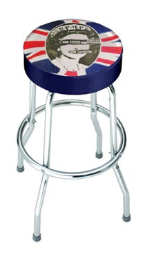 God Save The Queen Bar Stool - Sex Pistols - Produtos - ROCK SAX - 0712198717348 - 1 de março de 2021