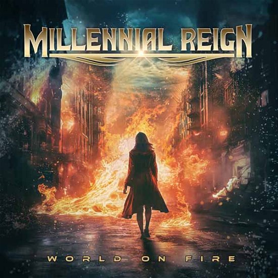Cover for Millennial Reign · World on Fire (CD) (2024)