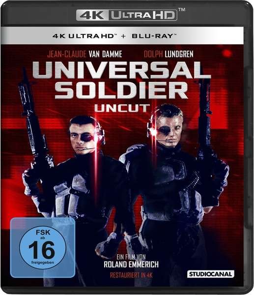 Cover for Universal Soldier - Uncut (4k Ultra Hd+blu-ray) (Blu-ray) (2020)