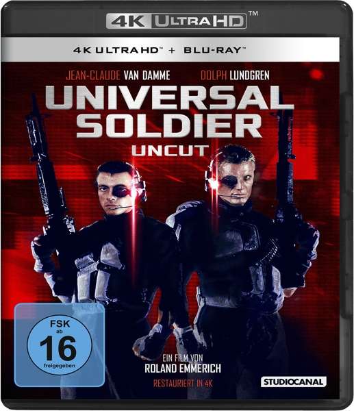 Cover for Universal Soldier - Uncut (4k Ultra Hd+blu-ray) (Blu-Ray) (2020)