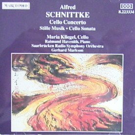 Cover for Alfred Schnittke · SCHNITTKE:Cello Conc-Cello Son ( jetzt  8.554465) *s* (CD) (1991)