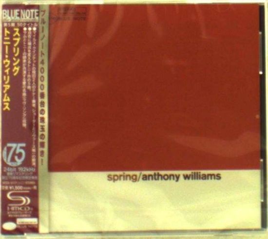 Cover for Tony Williams · Spring (CD) (2015)