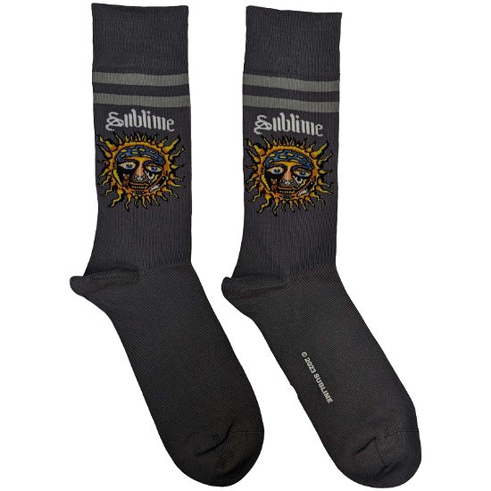 Cover for Sublime · Sublime Unisex Ankle Socks: Yellow Sun (UK Size 7 - 11) (Bekleidung) [size M]