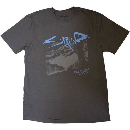 Cover for Staind · Staind Unisex T-Shirt: Break The Cycle (Charcoal Grey) (T-shirt) [size S] (2024)