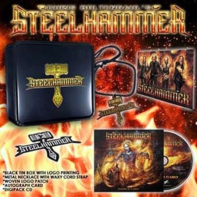 Cover for Chris Bohltendahl's Steelhammer · Reborn in Flames (CD) [Limited Special Box Set edition] [Box set] (2023)