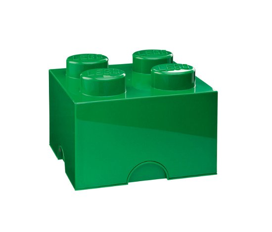 Cover for N/a · Opbergbox Lego: brick 4 groen (RC400348) (Legetøj)