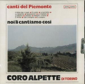 Cover for Coro Alpette · Canti Del Piemonte (CD) (2011)