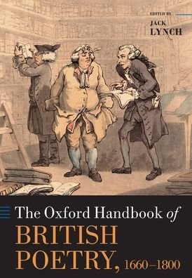 Cover for The Oxford Handbook of British Poetry, 1660-1800 - Oxford Handbooks (Taschenbuch) (2020)
