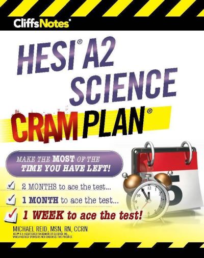 Cover for Reid Michael Reid · CliffsNotes HESI A2 Science Cram Plan (Paperback Book) (2021)