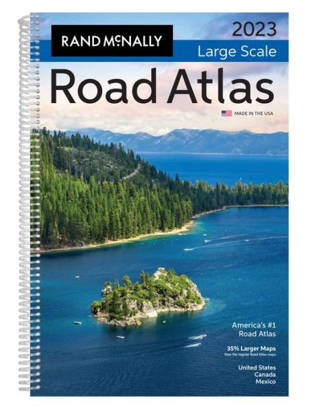Rand McNally 2023 Large Scale Road Atlas USA - Rand McNally - Livros - Rand McNally - 9780528026348 - 18 de abril de 2022