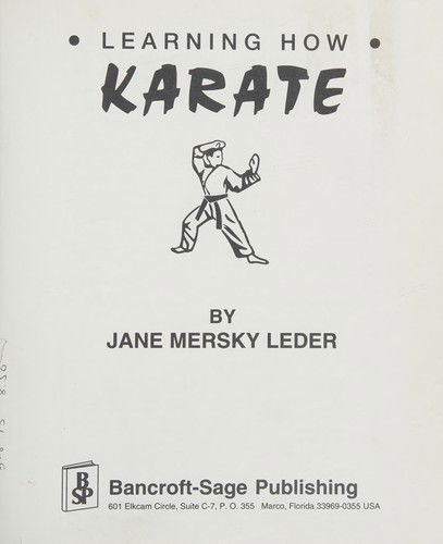 Cover for Jane Mersky Leder · Learning How (Hardcover Book) (1992)