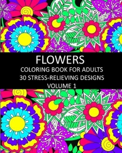 Cover for Lpb Publishing · Flowers Coloring Book for Adults (Pocketbok) (2024)